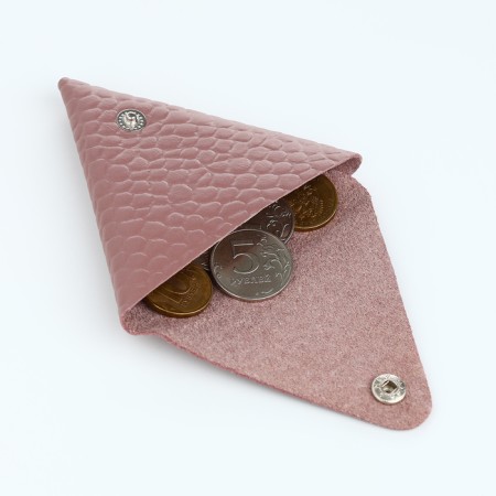 Monetnik on the button, textura, pink color-2