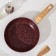 Natural forged pan. Brown, D = 22 cm, Soft-Touch pen, anti-stick coating, induction, brown color