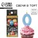 Candle in the cake Blue "Number 0"