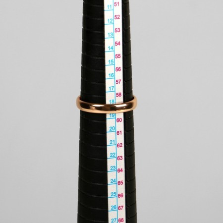 A device for measuring the size of the ring, 2.5 × 2.5 × 24.8 cm, black color-3