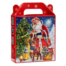 New Year. Gift set of sweets 