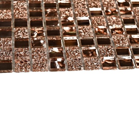 Glass mosaic Bonaparte Mirror Bronze, 300x300x4 mm-1