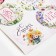 Paper stickers "since March 8" field flowers, for gifts, 9 × 16 cm