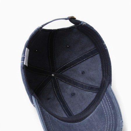 Men's cap Minaku "Leopard", Blue color, rr 56-58-3