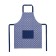 Female apron Snowflakes Blue, size 60x80 cm, blue color