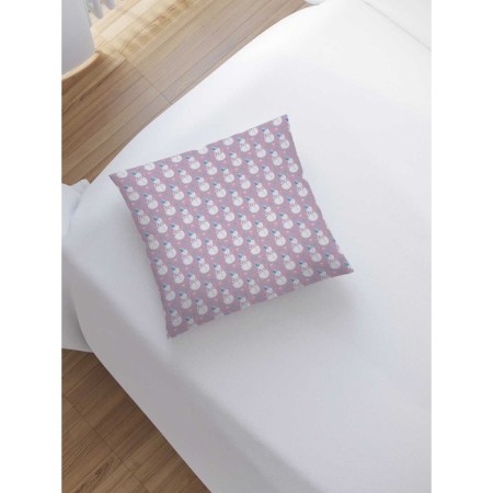 Decorative pillowcase "New Year's snowman", on a zipper, size 45x45 cm-1