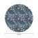 The tablecloth "Flower Field", Round, Saten, D = 150 cm