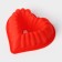 The form for baking the share "Heart. German cupcake ", silicone, 17 × 17 cm, mix color