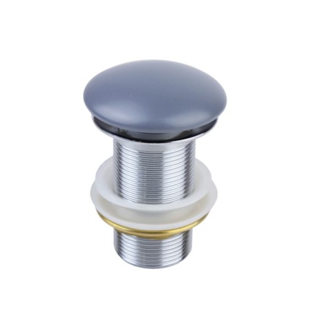 Bottom valve Bronze de Luxe 1001gr, for a shell, ceramics/brass, gray