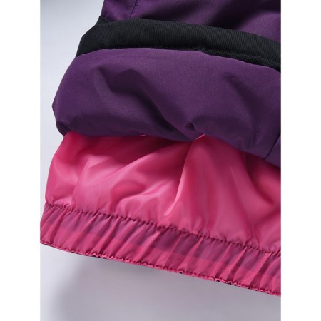 Ski costume for a girl, height 170 cm, purple color-11