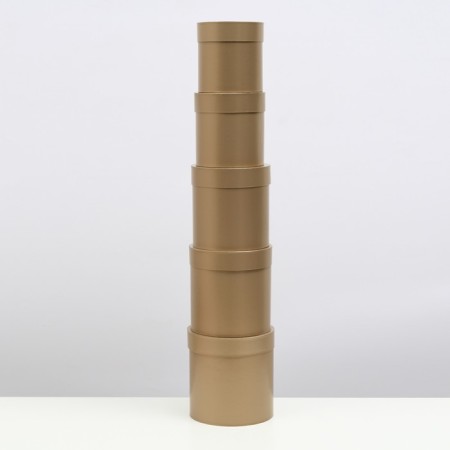 A set of hats 5 in 1 "Bronze", 20 × 20 × 20–13.5 × 13.5 × 13.5 cm-2