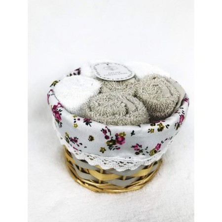 Set of napkins "Evita", size 30x30 cm - 6 pcs, color cappuccino-2