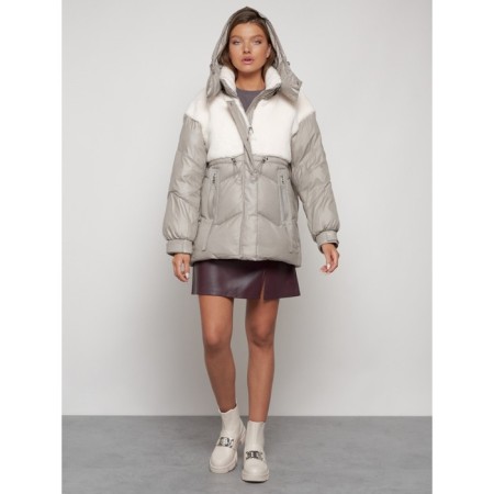 Winter jacket, size 50, light brown color-4