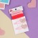 Hair set "Lily" (4 gum 4 cm, 2 invisibility 5 cm) hearts, pink