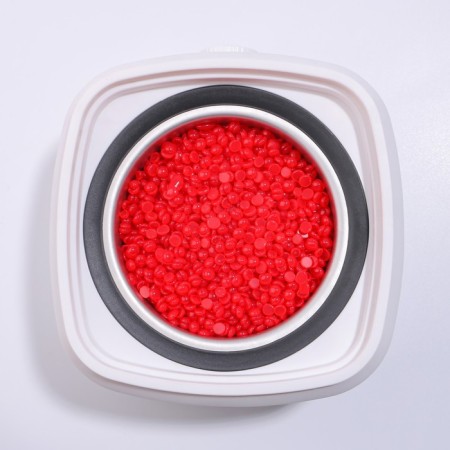 Wax for depilation, film, in granules, 100 g, red color-7