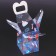 New Year. Box Gift New Year's Folding PVC "Happy holiday!" 6 x 6 x 10 cm.