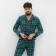 New Year. Pajama men's kaftan green mood, size 56