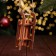 Christmas tree decoration "Salad", 10x4.5x2.5 cm, MDF