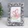 Photo frame plastic 10x15 cm "Leaves-faith" dark silver 20x14.5 cm