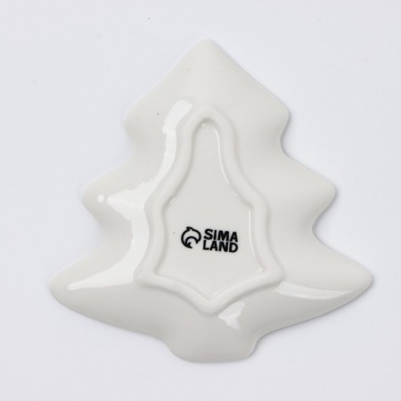 New Year. Claus for a tea bag "Heat", 8.7 x 8.5 cm-2