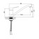 Accoona A84250 kitchen mixer, single -leaf, medium surplus, with nut, silumin, chrome