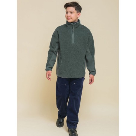 Jacket for boys, height 116 cm, khaki color-10