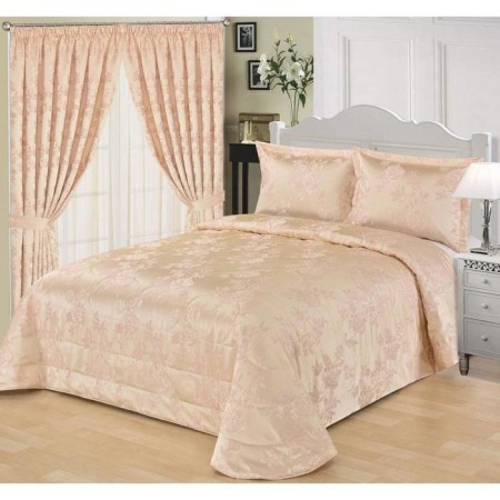 A set with the Castoria bedspread, size 240x260 cm, 50x70 cm - 2 pcs, pink color