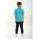 Children's T -shirt, height 116 cm, turquoise color
