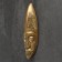 Suspension decor "mask" 18.5x5x10cm, bronze
