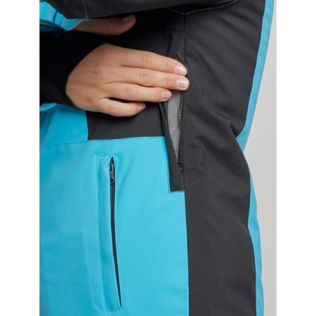 Ski jacket women's winter, size 48, blue color-4