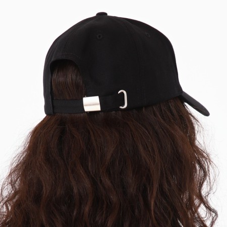 Men's cap "Palma", Black color, rr 56-11