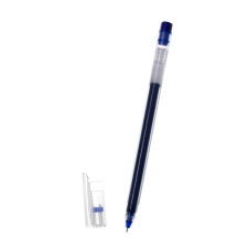 Gel handle 0.5mm blue, jerking, the body is a triangular, needle writing node