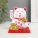 Plastic Plastic "White Mani-Neko with an ingot of Yamba" 8x8x8.5 cm