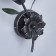 Bra Verona, 60W E14, black color, silver