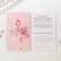 Smart notebook Cashbook A6, 68 sheets “Since March 8. Flamingo "