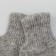 Female gloves from Mongolian wool, gray color, size 17-19 (6.5-7.5)