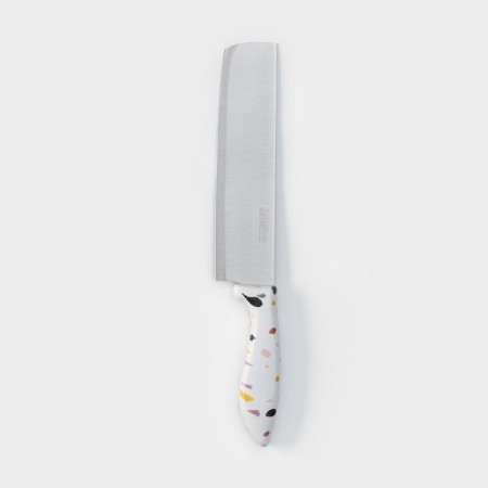 Knife - ax of the kitchen shade Sparkle, blade 20 cm, white color-2