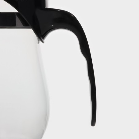 Glass teapot Magistro "Mexico City", 500 ml, with metal sieve, plastic sausage-3