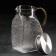 Glass jug with a metal cover "Sarah", 1.4 l, 15.5 × 9 × 20 cm