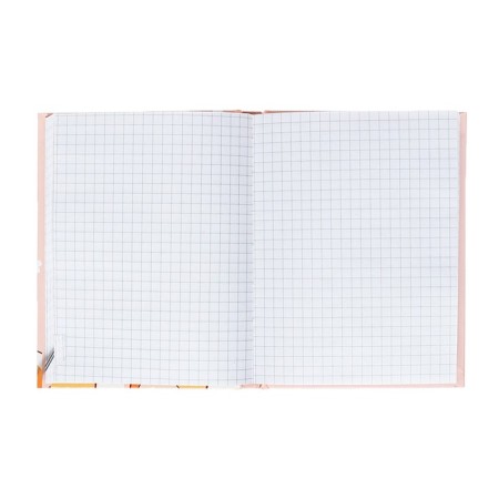 Notepad A6, 80 sheets in the cage "Milash", solid cover, glossy lamination, offset block-2