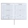 Universal diary for grades 1-11 "strip", solid cover of artificial leather, silkography, lies, 48 ​​sheets, chocolate+turquoise