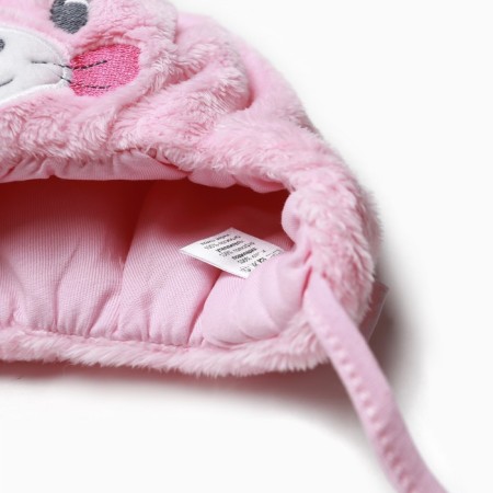 Children's hat, pink color, size 44-1