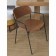 Chair with armrests TorFrid, 550 × 520 × 770 mm, nut color