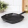 Frying pan Grill Cast iron “Deep grill”, 28 × 26 × 4.5 cm, 2 plums, cast -iron handle, black color black