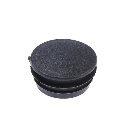 Pipe plug is round, d = 50, black