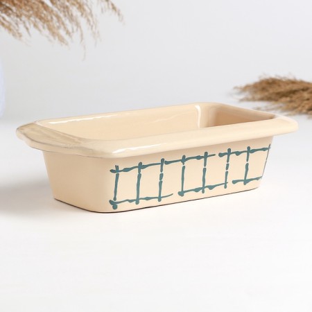 Baking capacity "rectangular meal" 1l / 6.5x27x14.5cm, classic