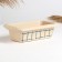 Baking capacity "rectangular meal" 1l / 6.5x27x14.5cm, classic