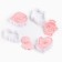 New Year. A set of cookies "Parcel from Santa Claus", plastic, 4 pcs