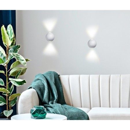 LED LED wall -mounted Ambrella Light, Wall, FW130, LED, 10 W, 700LUM, 3000K, white color, sand-1