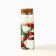 New Year. New Year's candle in the flask "New Year: Happiness and Love"